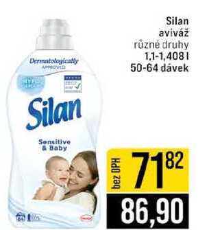 Silan Sensitive & Baby Silan aviváž různé druhy 1,1-1,408l 50-64 dávek