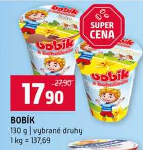 BOBÍK 130 g vybrané druhy