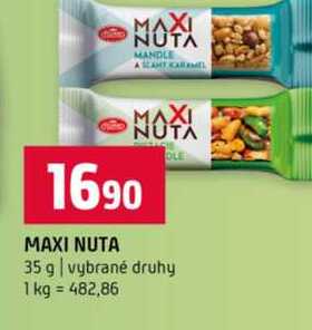 MAXI NUTA 35 g vybrané druhy