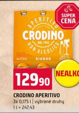 CRODINO APERITIVO 3x 0,175l vybrané druhy