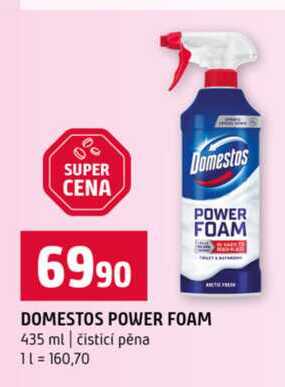 DOMESTOS POWER FOAM 435 ml čisticí pěna