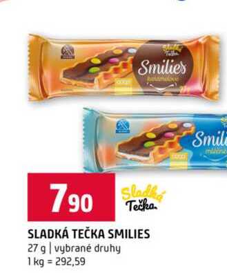 SLADKÁ TEČKA SMILIES 27 g vybrané druhy