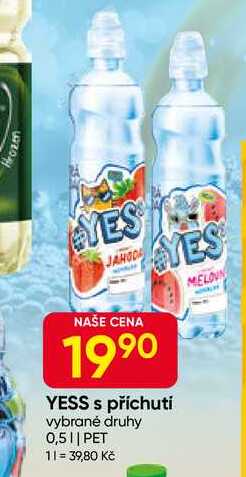 YESS s příchutí vybrané druhy 0,5l