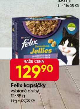 Felix kapsičky vybrané druhy 12×85 g