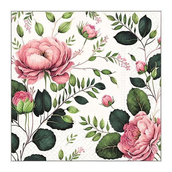 Anděl Přerov Papírové ubrousky celoroční, třívrstvé, 33 x 33 cm