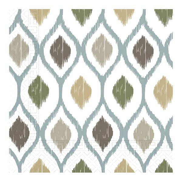 Procos Ubrousky vzor Boho, 3vrstvé, 33 x 33 cm