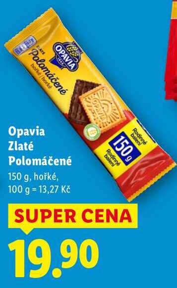 Opavia Zlaté Polomáčené, 150 g