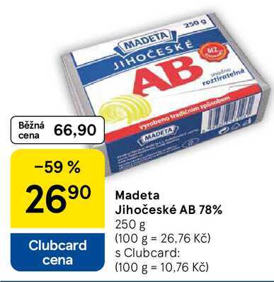 MADETA JIHOČESKE AB, 250 g