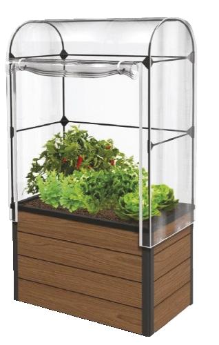 Vyvýšený záhon s fóliovníkem