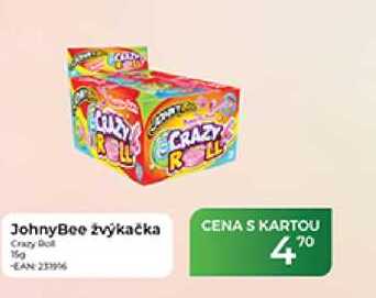 JohnyBee žvýkačka Crazy Dol 15 g