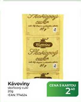 Kávoviny skořicový cukr 20g