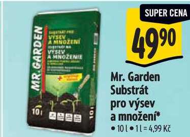 Mr. Garden Substrát pro výsev a množení, 10 l