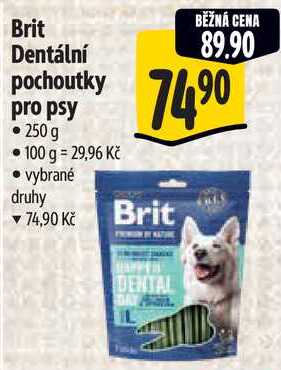 Brit Dentální pochoutky pro psy, 250 g
