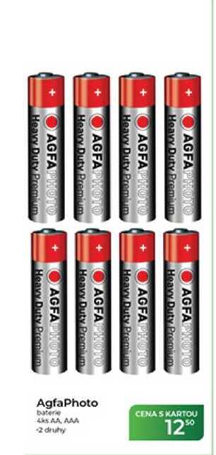 AgfaPhoto baterie 4ks AA, AAA