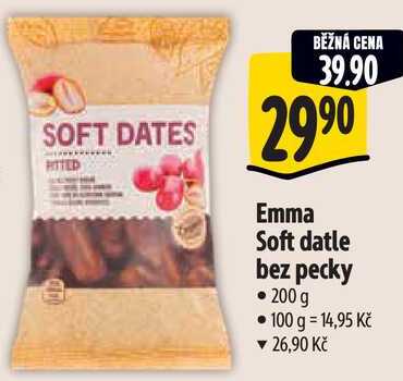 Emma Soft datle bez pecky, 200 g