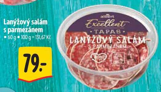 Lanýžový salám s parmezánem, 60 g