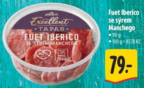 Fuet Iberico se sýrem Manchego, 90 g