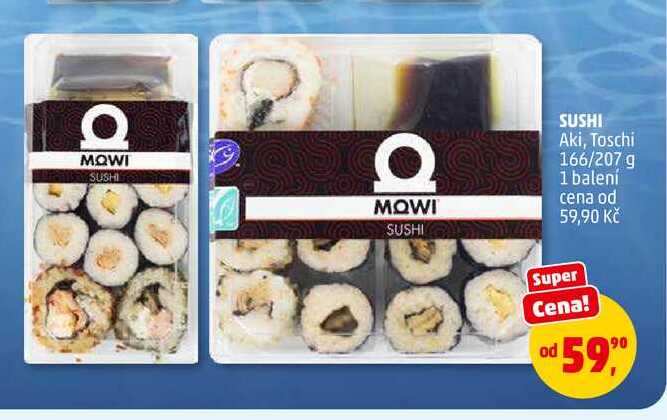 SUSHI Aki, Toschi, 166 g