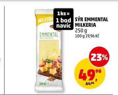 SÝR EMMENTAL MILKERIA, 250 g