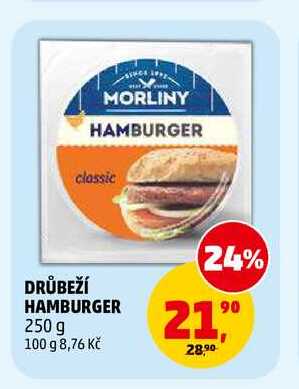 DRŮBEŽÍ HAMBURGER, 250 g