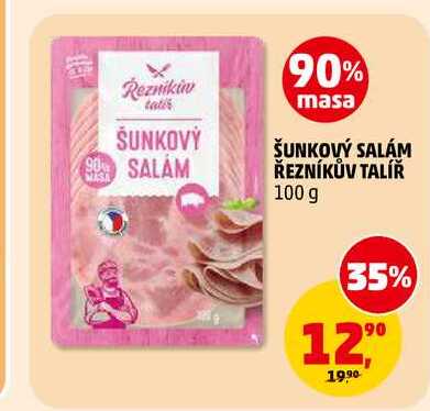 ŠUNKOVÝ SALÁM ŘEZNÍKŮV TALÍŘ, 100 g