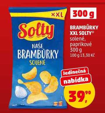 BRAMBŮRKY XXL SOLTY, 300 g 