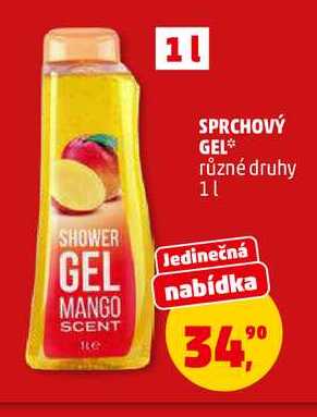 SPRCHOVÝ GEL, 1 l