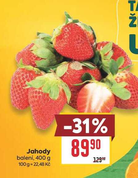 Jahody balení, 400 g