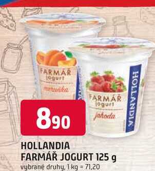HOLLANDIA FARMÁŘ JOGURT 125 g