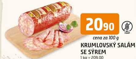 KRUMLOVSKÝ SALÁM SE SYREM 100 g