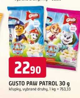 GUSTO PAW PATROL 30 g