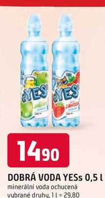 DOBRÁ VODA YESS 0,5 L