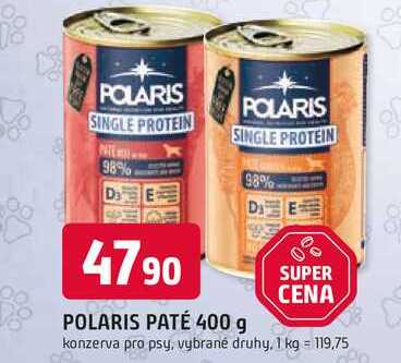 POLARIS PATÉ 400 g konzerva pro psy