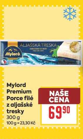 Mylord Premium Porce filé z aljašské tresky 300g 