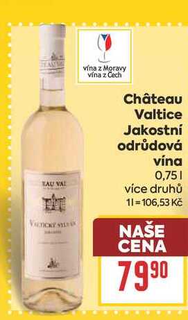 Château Valtice Jakostní odrůdová vína 0,75l