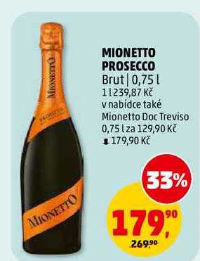 MIONETTO PROSECCO Brut, 0,75 l
