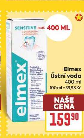 Elmex Ústní voda 400 ml