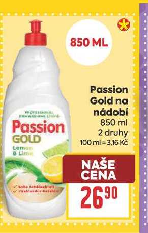 Passion Gold na nádobí 850 ml  