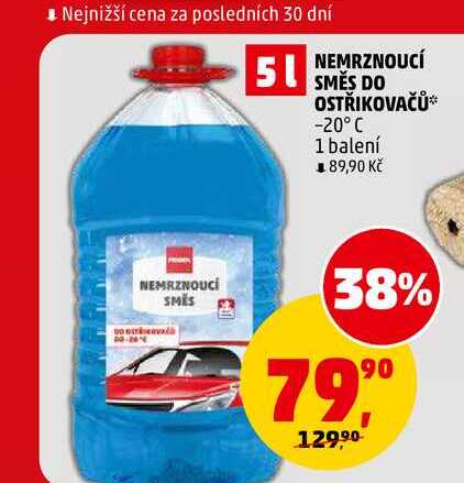 NEMRZNOUCÍ SMĚS DO OSTŘIKOVAČŮ, 5 l