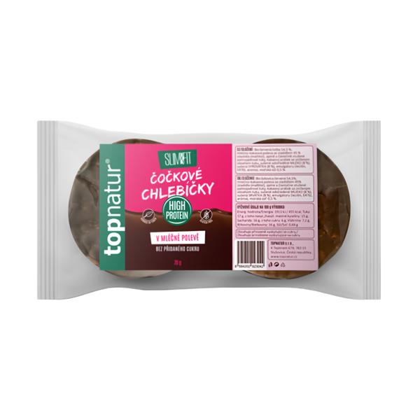 Topnatur Čočkové chlebíčky mléčná čokoláda