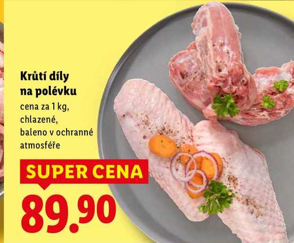 Krůtí díly na polévku, cena za 1 kg