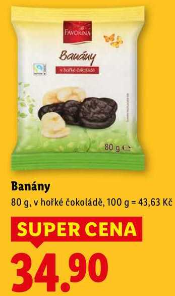 Banány, 80 g