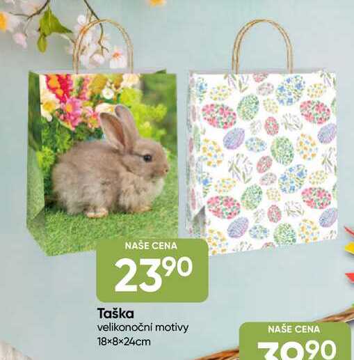 Taška velikonočni motivy 18x8x24cm 