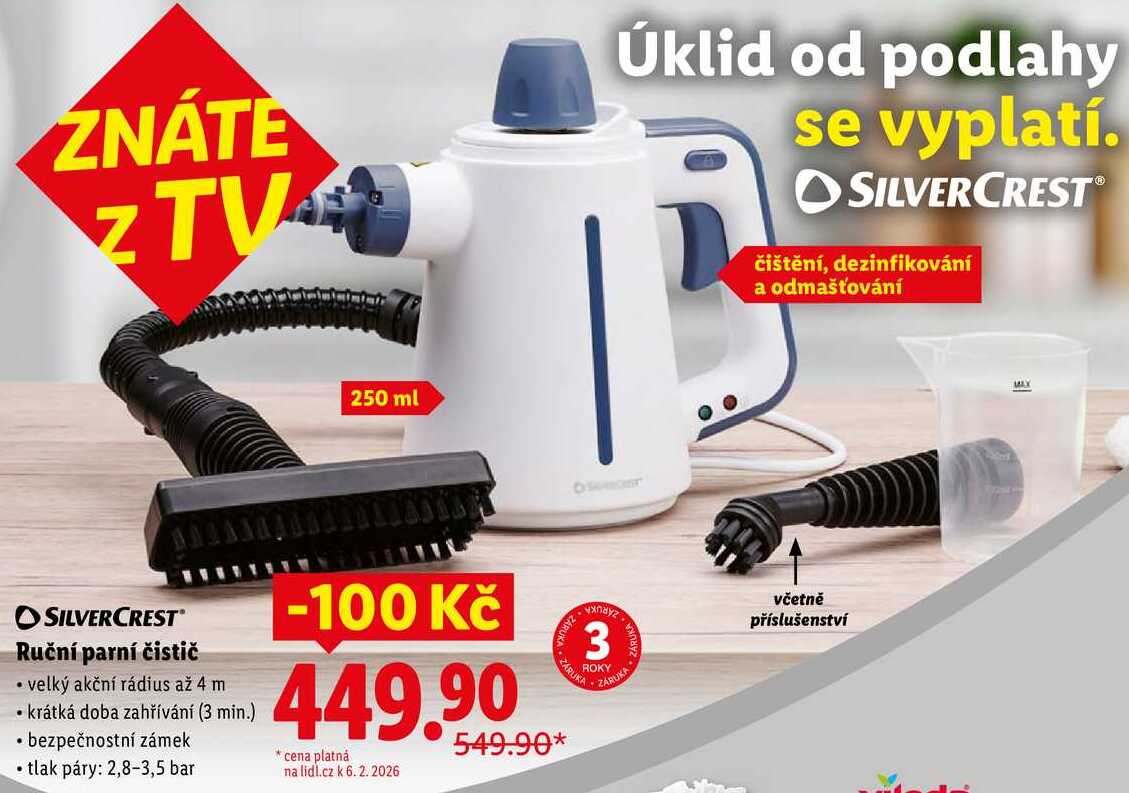 Ruční parní čistič 