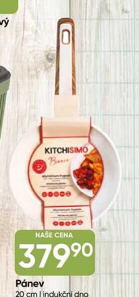 Pánev 20 cm, indukční dno