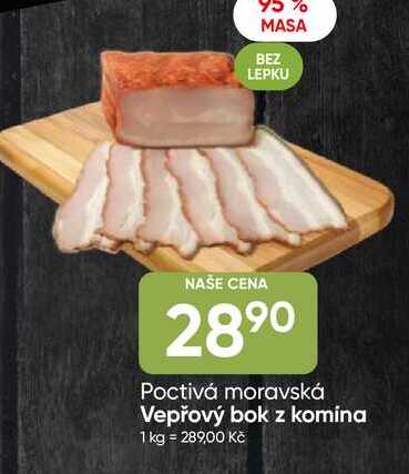 Poctivá moravská Vepřový bok z komína 100g