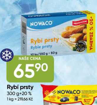 NOWACO Rybí prsty 300 g+20% 