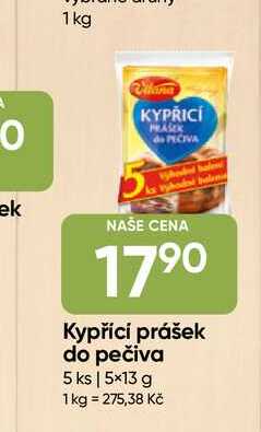 Vitana Kypřicí prášek do pečiva 5x13g