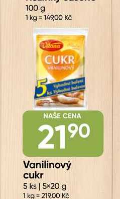 Vitana Vanilinový cukr 5 x 20g 100g