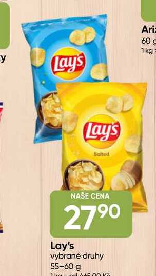 Lay's vybrané druhy 55-60 g